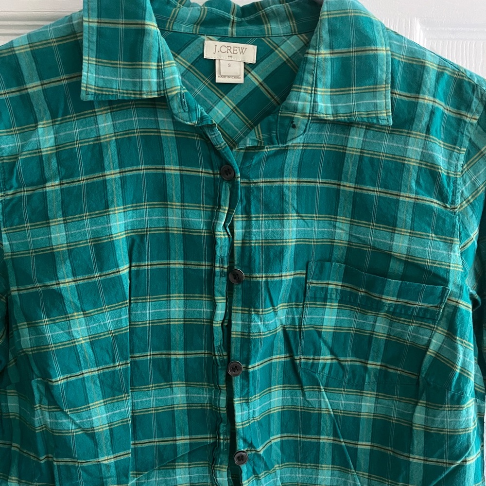 J.Crew Plaid Button Down shirt - Picture 2 of 3